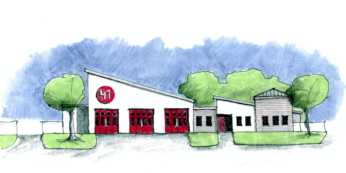 New Cuyama Fire Station 41 Design Study