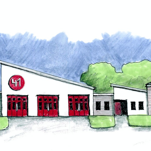 New Cuyama Fire Station 41 Design Study